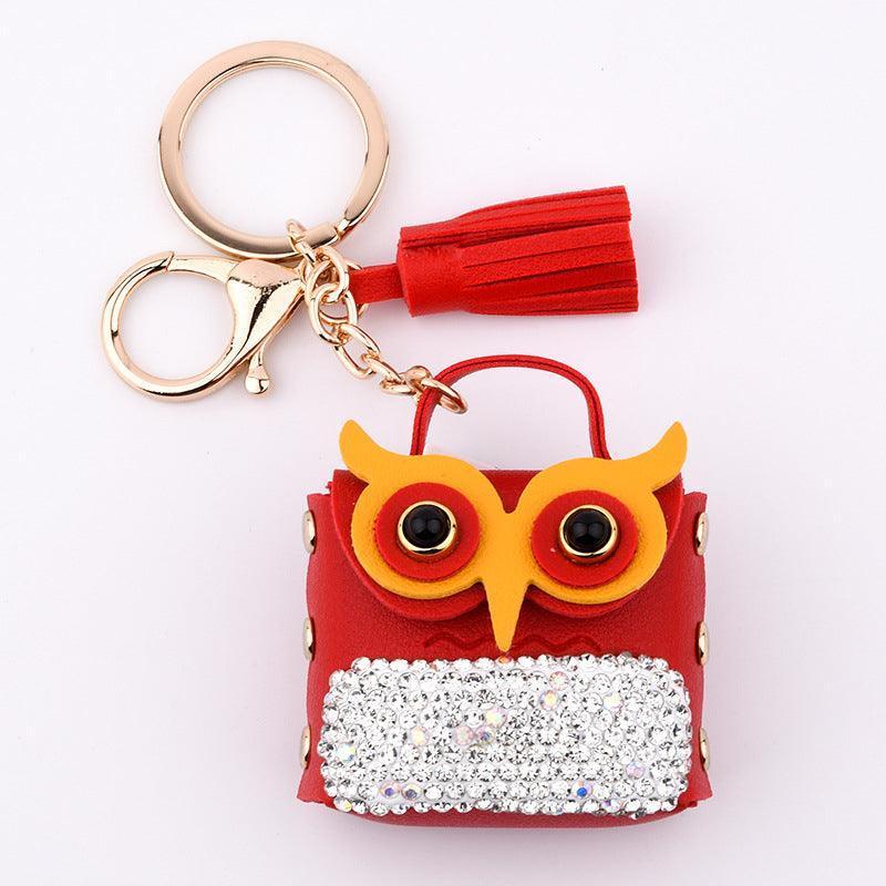 mini owl keychain