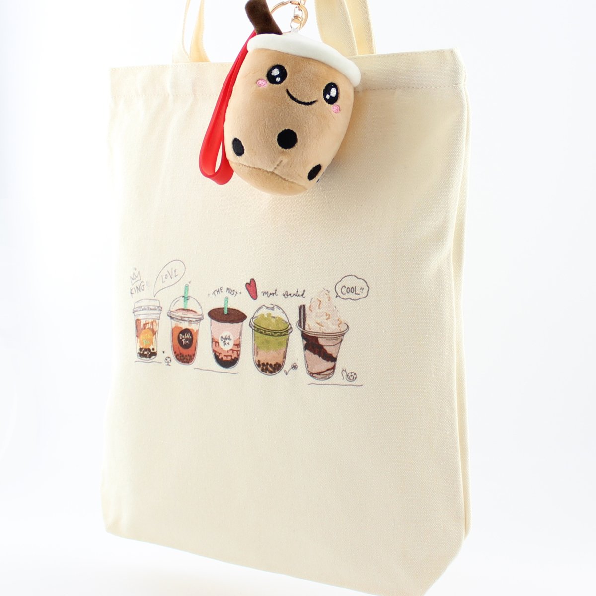 Canvas One-shoulder Bags, Kawaii Canvas Tote Bag, Cute Kawaii Tote Bag