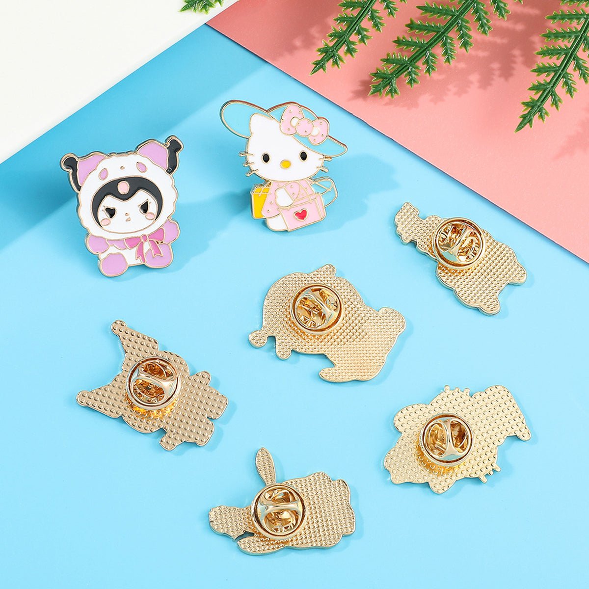 Sanrio Characters Enamel Pins - Hello Kitty, My Melody, Cinnamoroll, K –